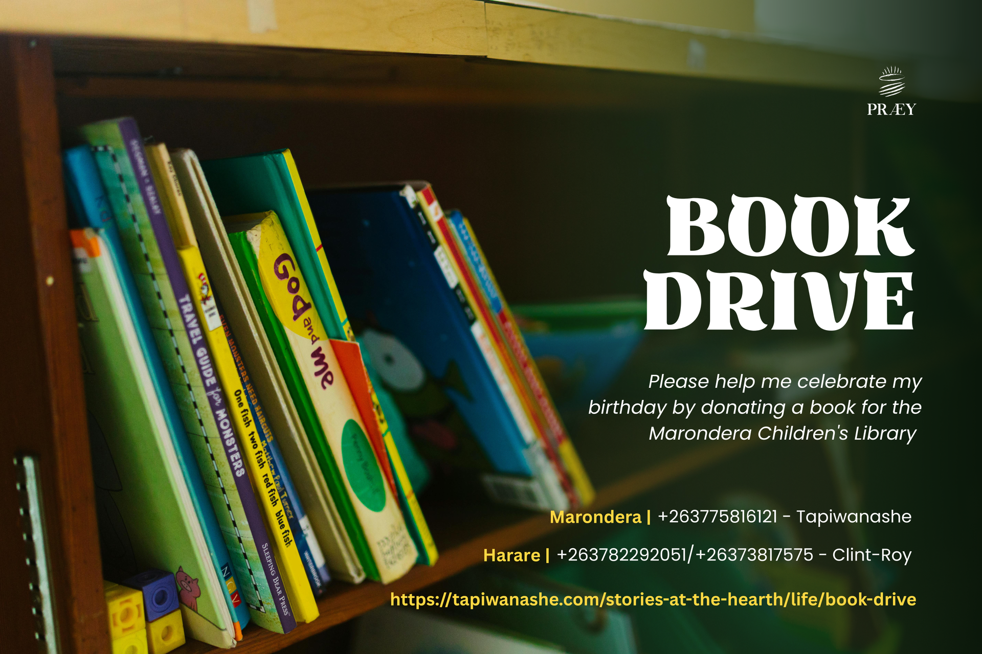 Marondera Children's Library Book Drive
